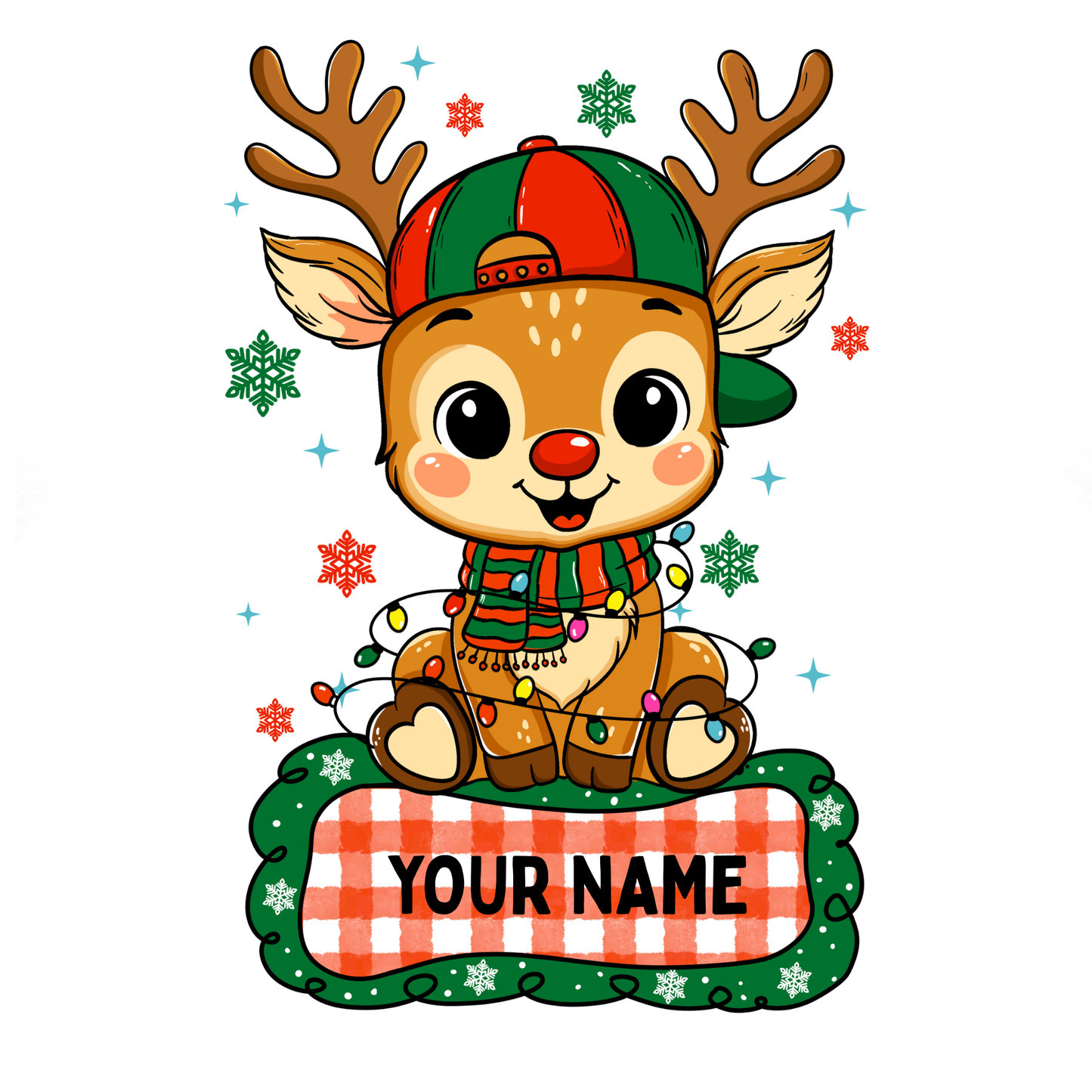 KIDS CUSTOM CHRISTMAS PAJAMA TOP