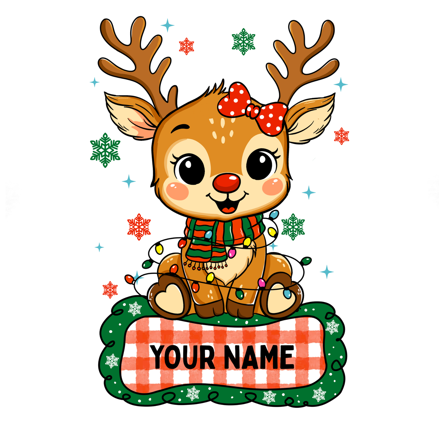 KIDS CUSTOM CHRISTMAS PAJAMA TOP
