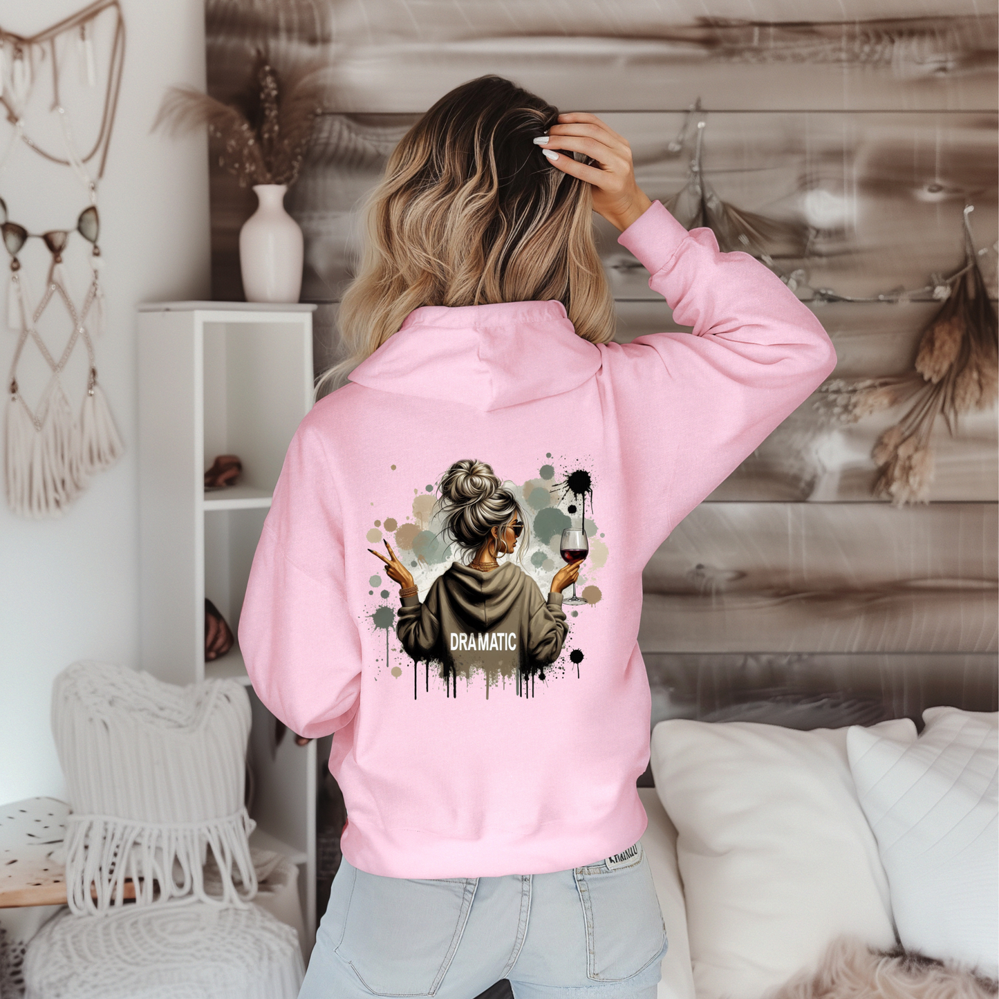 Dramatic Funny Graphic Hoodie