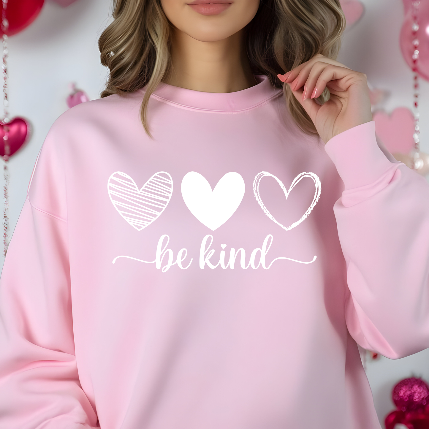 Valentine's Day Be Kind Sweatshirt - Kindness Crewneck
