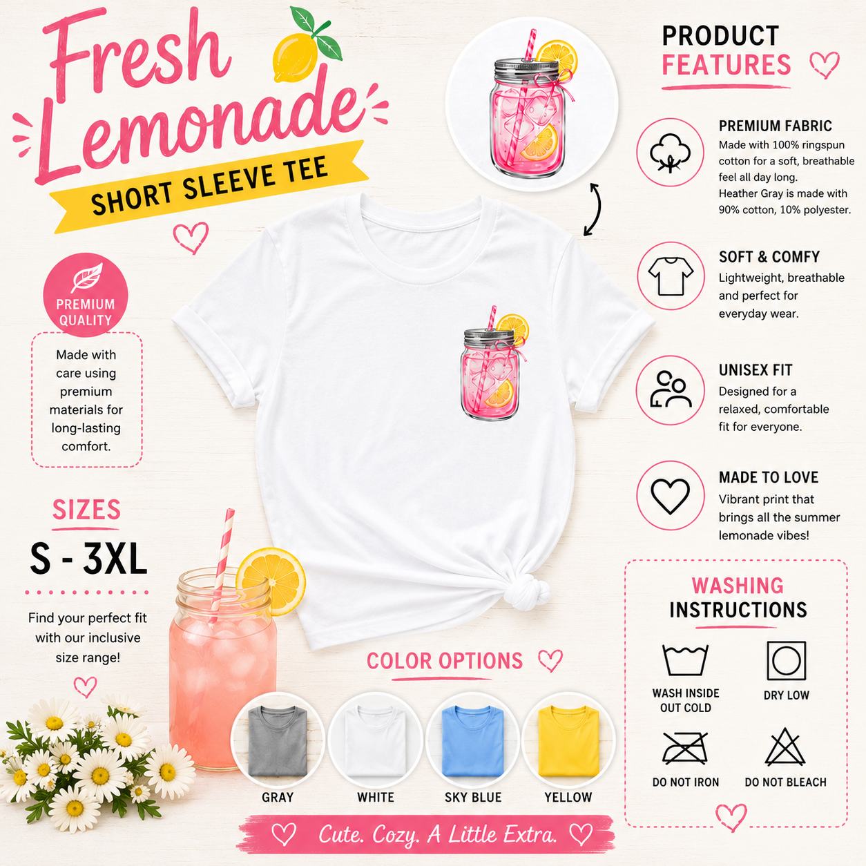 Pink Lemonade Graphic Tee