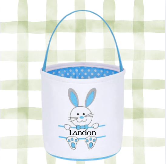 Personalized Bunny Easter Basket