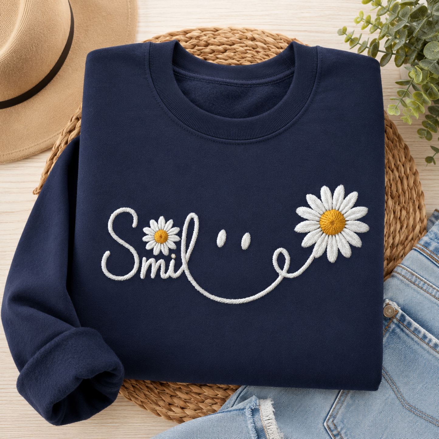 Smile Inspirational Sweatshirt | Encouragement Gift | The Scoobie Shack