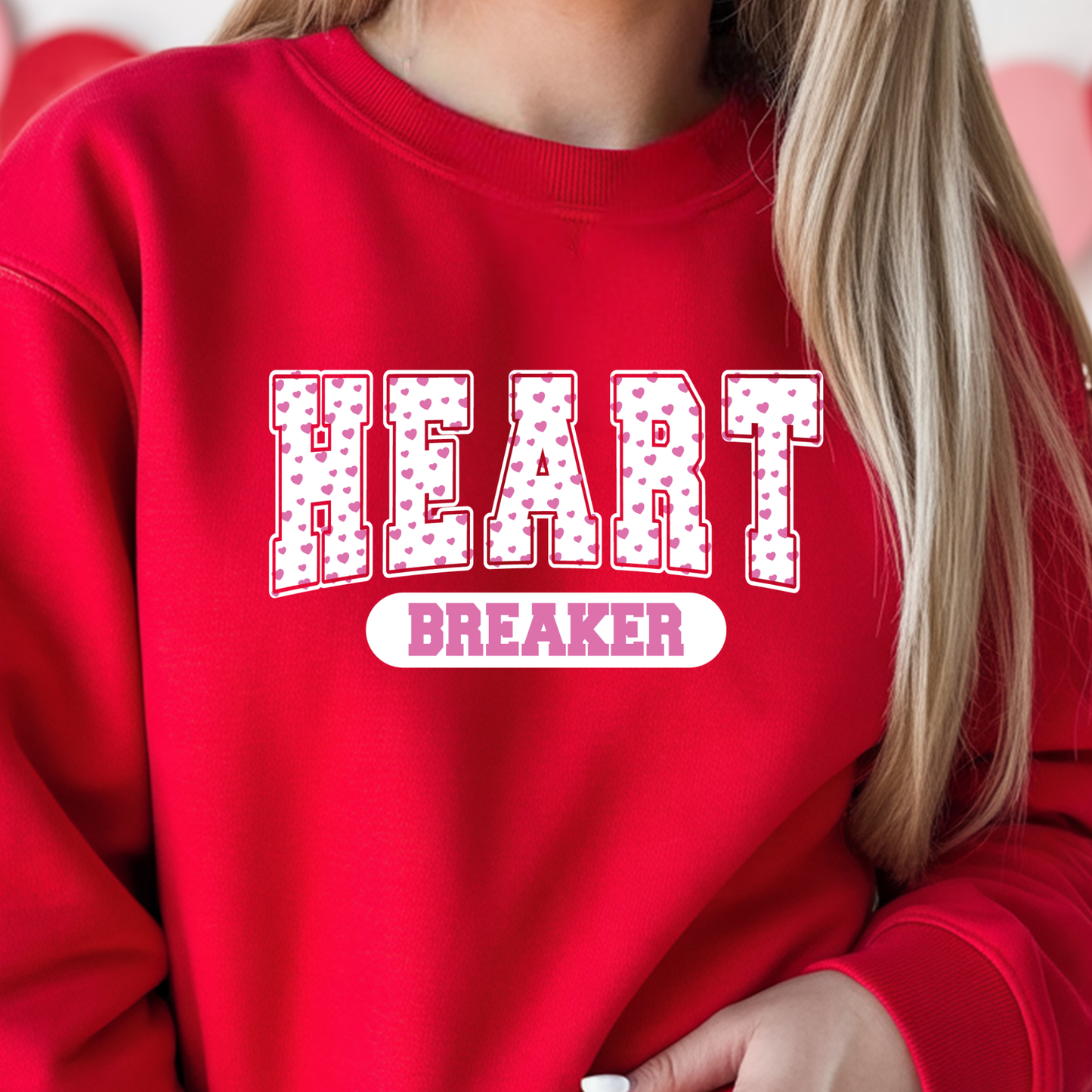 Valentine's Day Heart Breaker Crewneck Sweatshirt