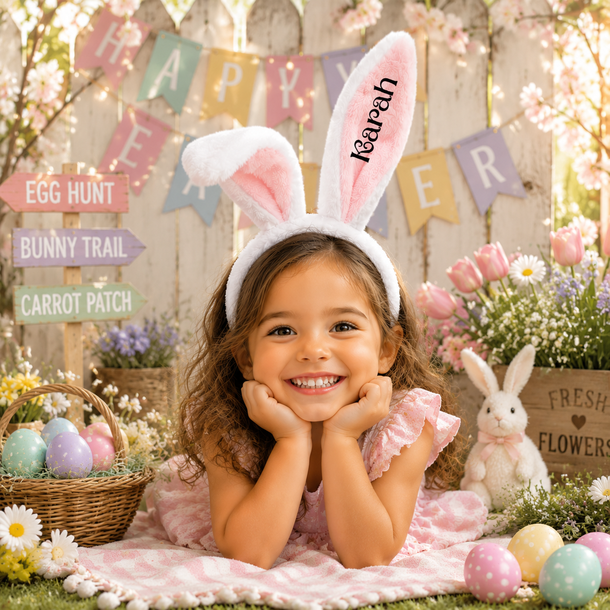 Personalized Plush Bunny Ears