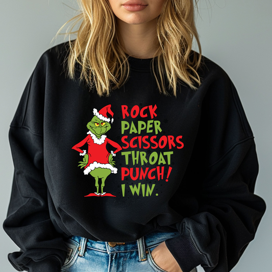 Rock, Paper, Scissors, Throat Punch — I Win