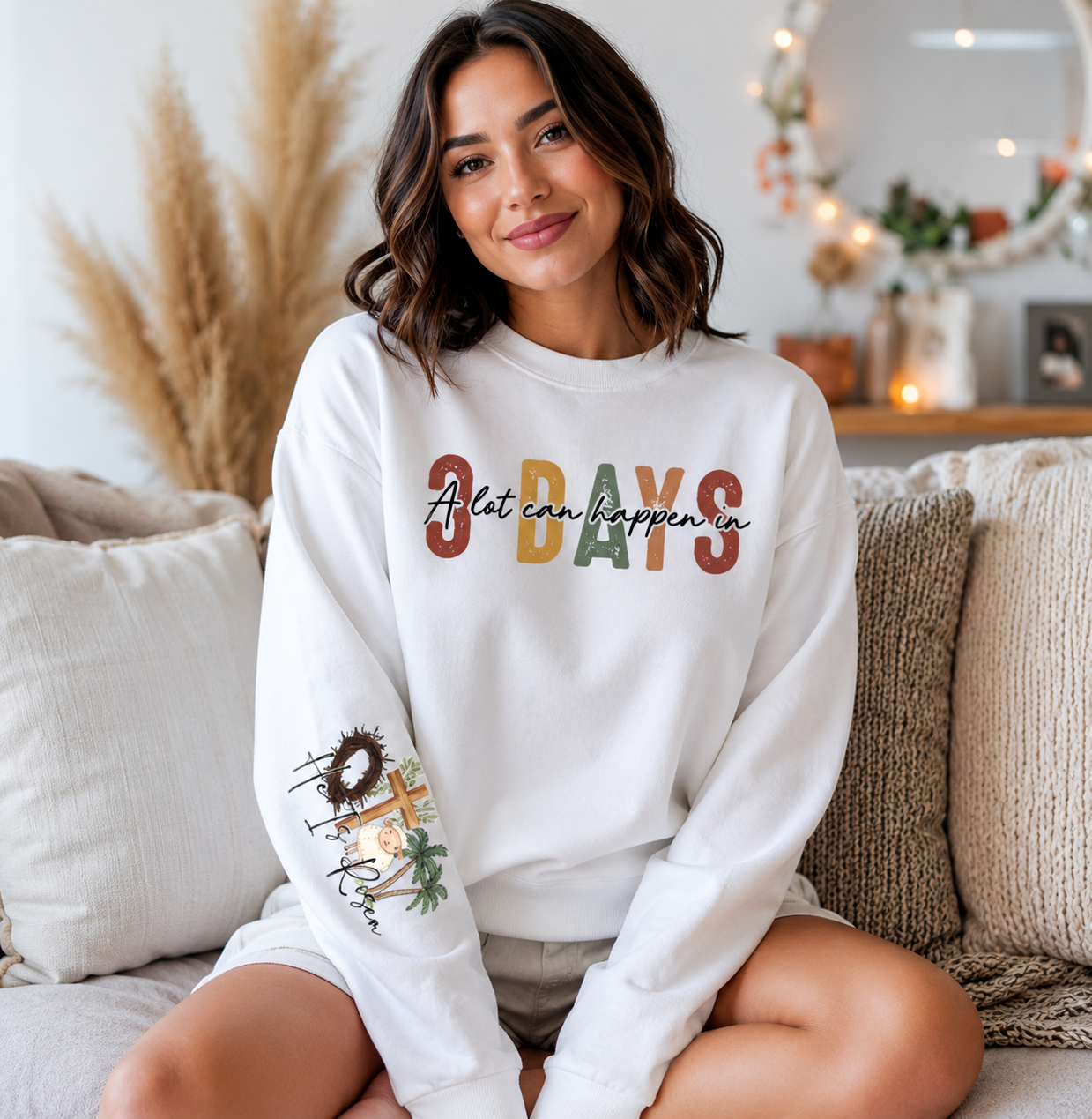 A Lot Can Happen in 3 Days Crewneck