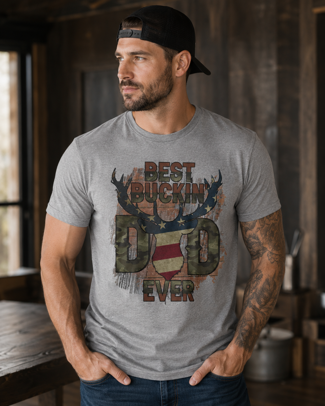 Best Buckin' Dad Ever Tee