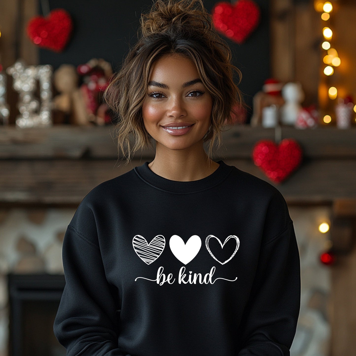 Valentine's Day Be Kind Sweatshirt - Kindness Crewneck