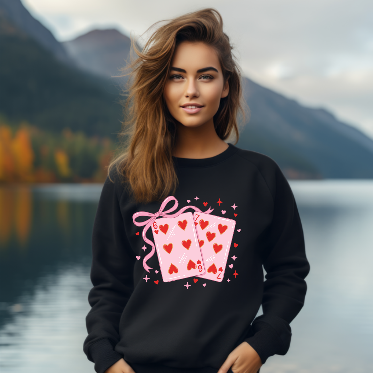 Cute Valentine Crewneck -  6-7 Sweatshirt