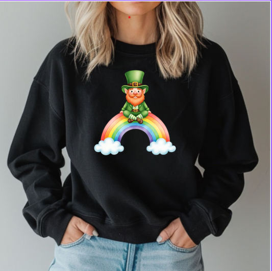 Lucky Leprechaun Rainbow Sweatshirt