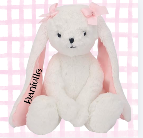 Personalized Floppy Ear Easter Bunny