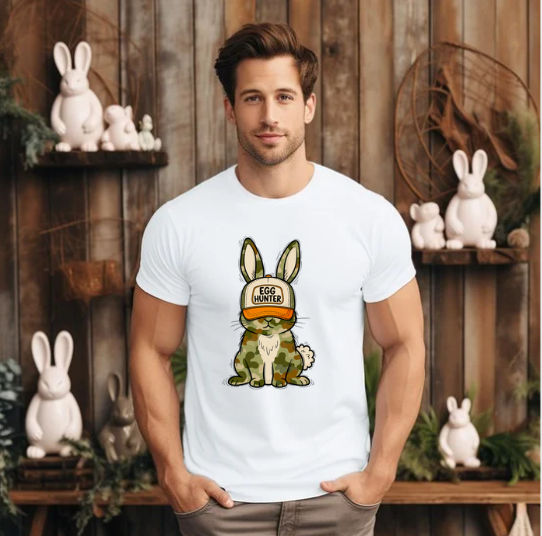 Egg Hunter Camo Bunny Tee