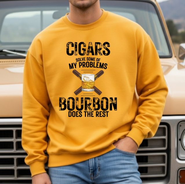 Cigars Solve Most of My Problems, Bourbon Solves the Rest