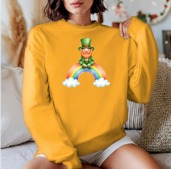 Lucky Leprechaun Rainbow Sweatshirt