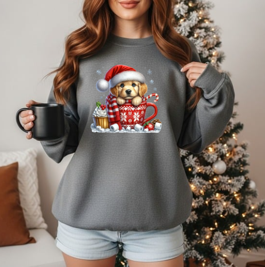Quirky Christmas Puppy