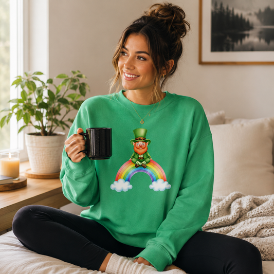 Lucky Leprechaun Rainbow Sweatshirt