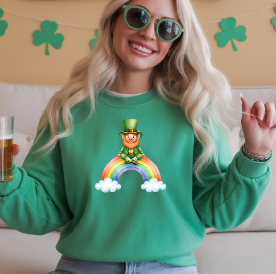 Lucky Leprechaun Rainbow Sweatshirt