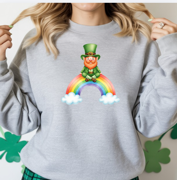 Lucky Leprechaun Rainbow Sweatshirt