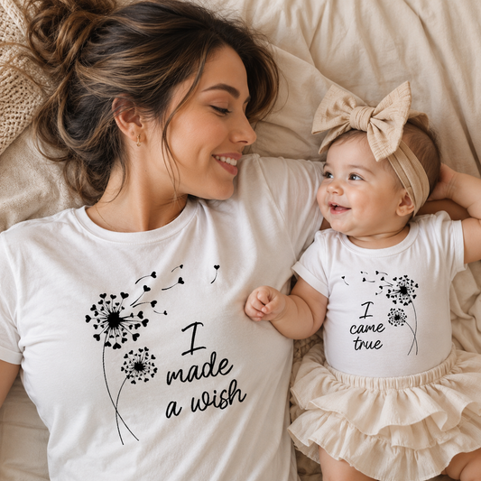 I Made a Wish Mommy & Me Matching Set
