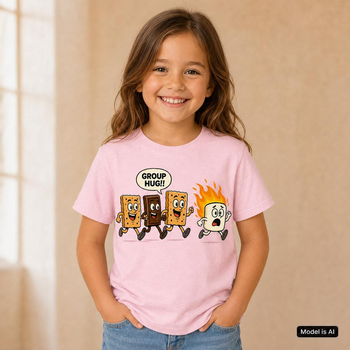 Funny Smores Shirt, Smores Group Hug Tee, Camper Shirt, Camping Lover Shirt, Camping Marshmallow Tshirt, Camp Life Tee, Family Camp