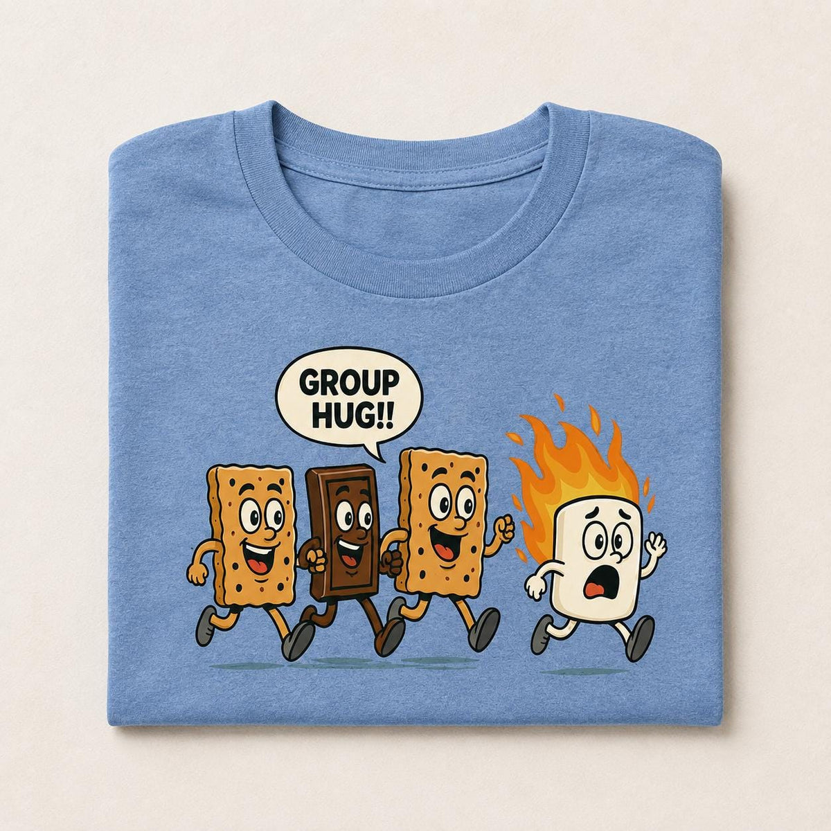 Funny Smores Shirt, Smores Group Hug Tee, Camper Shirt, Camping Lover Shirt, Camping Marshmallow Tshirt, Camp Life Tee, Family Camp