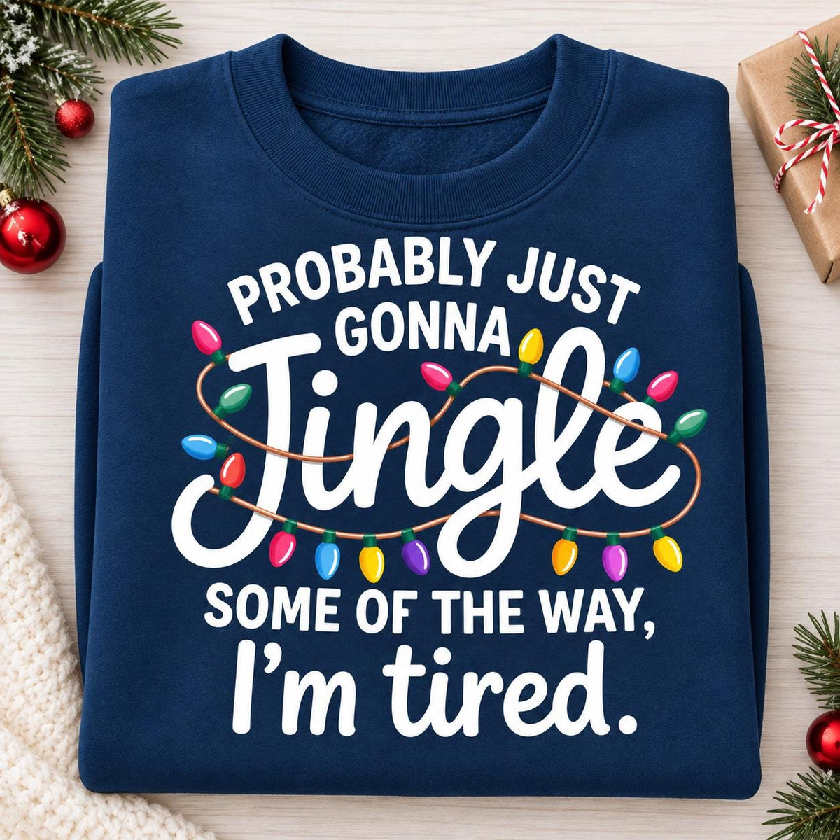 Funny holiday sweatshirt gift for moms, friends, and coworkers