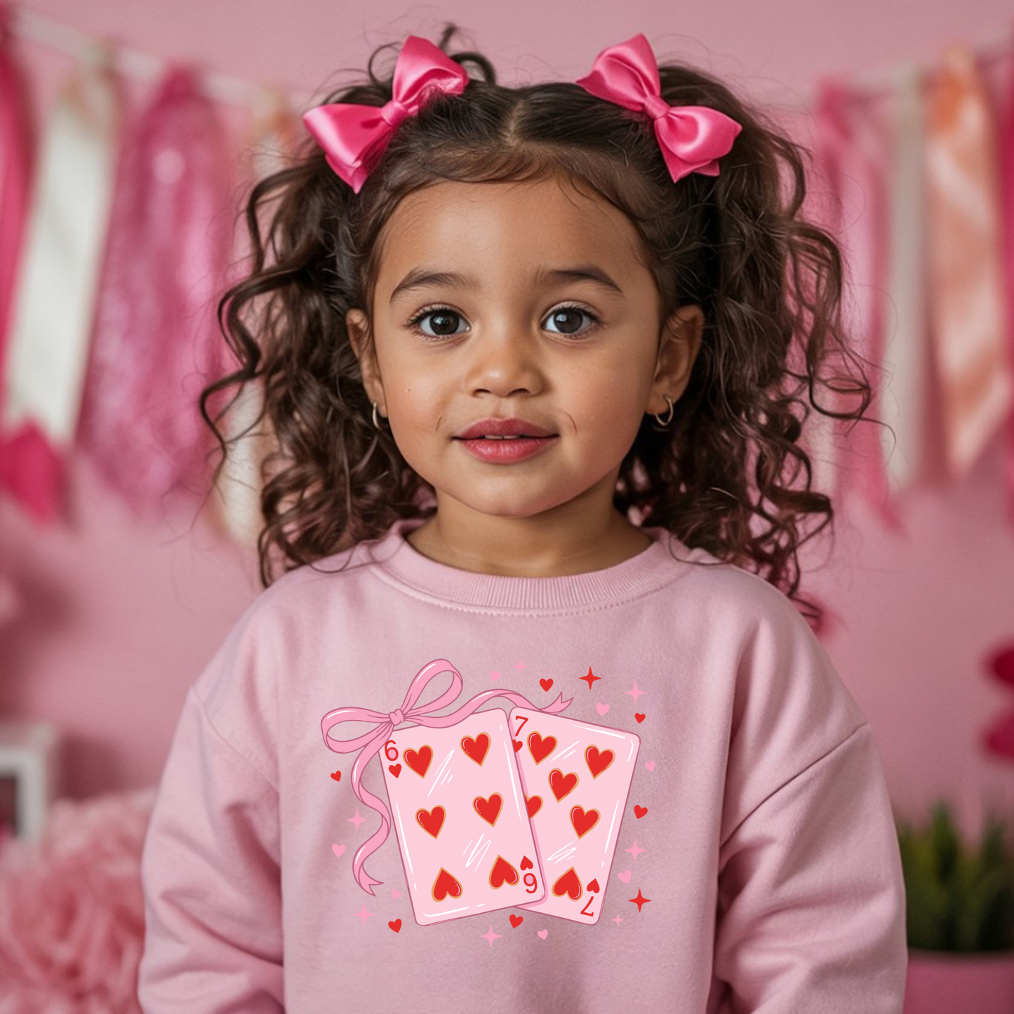 Cute Valentine Crewneck -  6-7 Sweatshirt