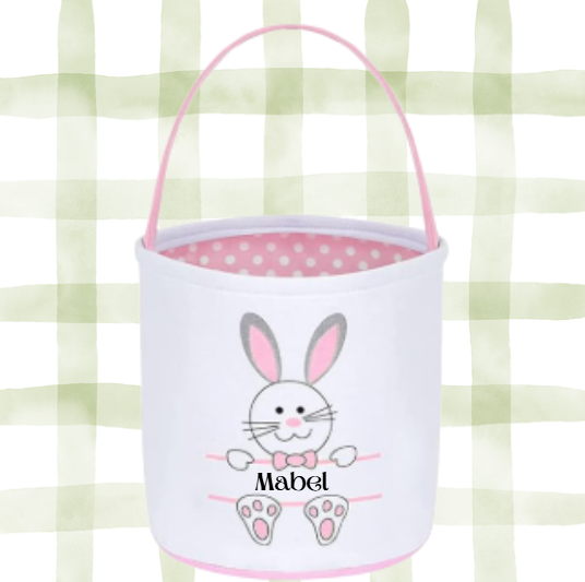 Personalized Bunny Easter Basket