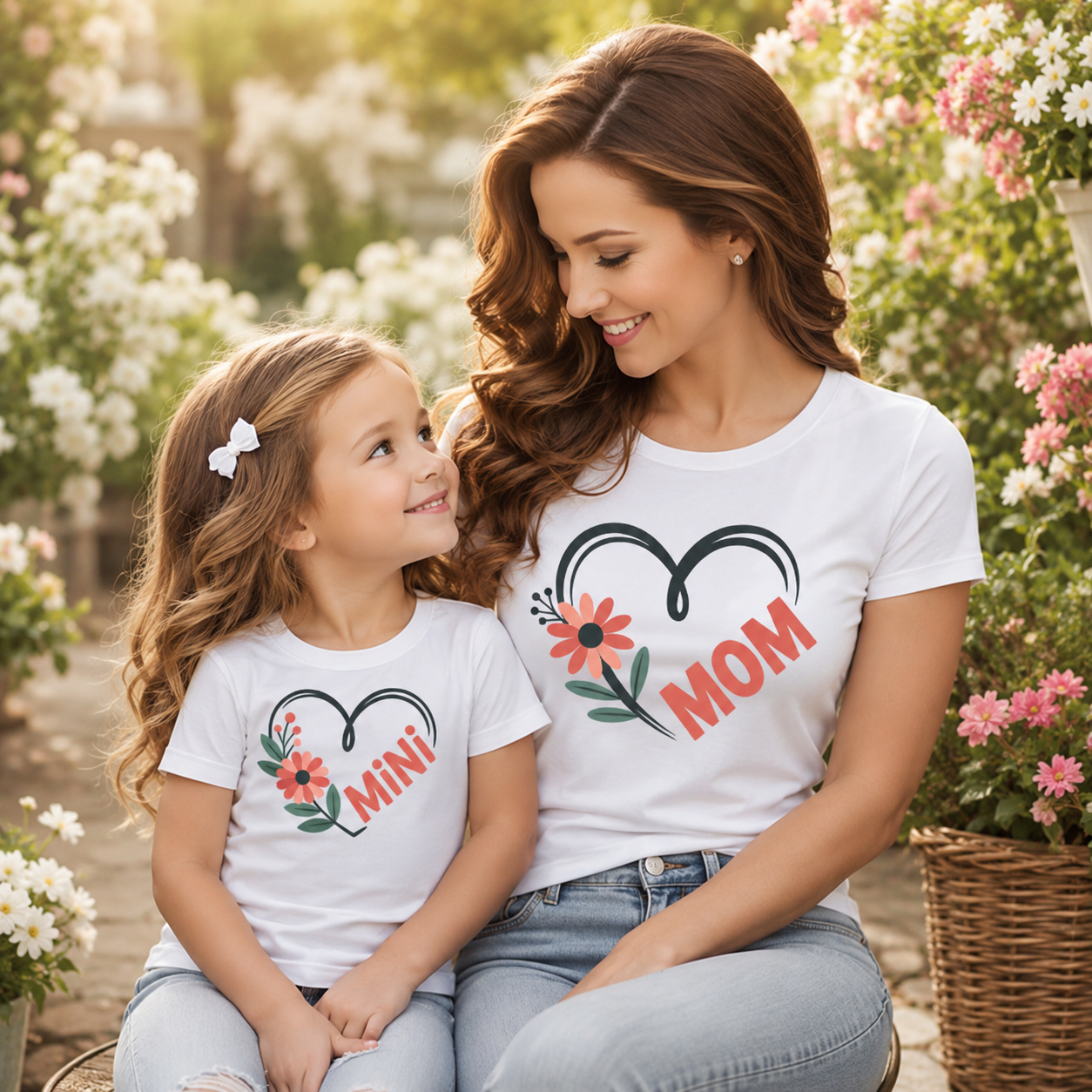 Mama & Mini Heart Bloom Set