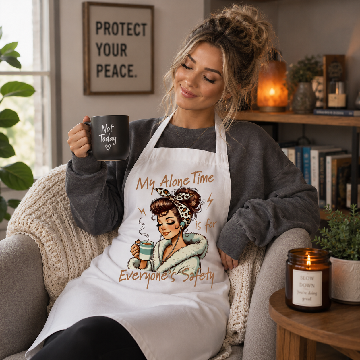 My Alone Time is for Everyone's Safety Apron