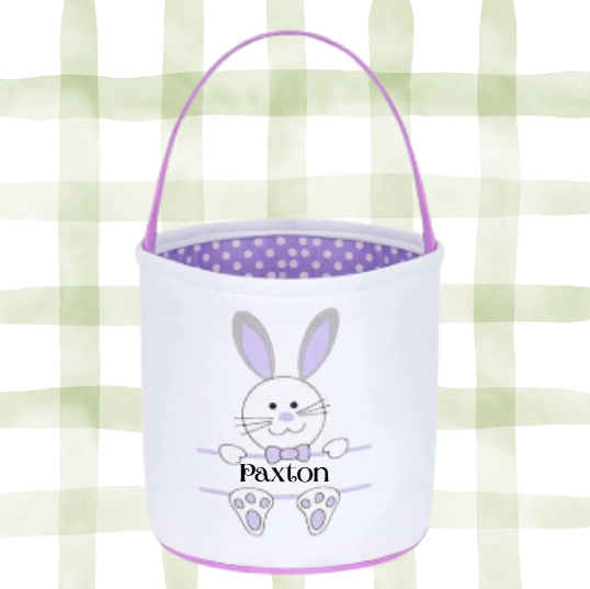 Personalized Bunny Easter Basket