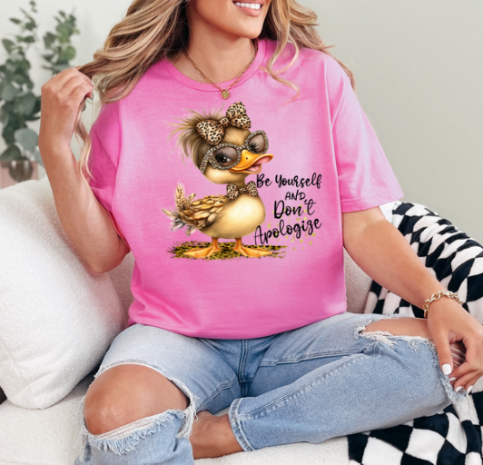 Be Yourself and Don’t Apologize