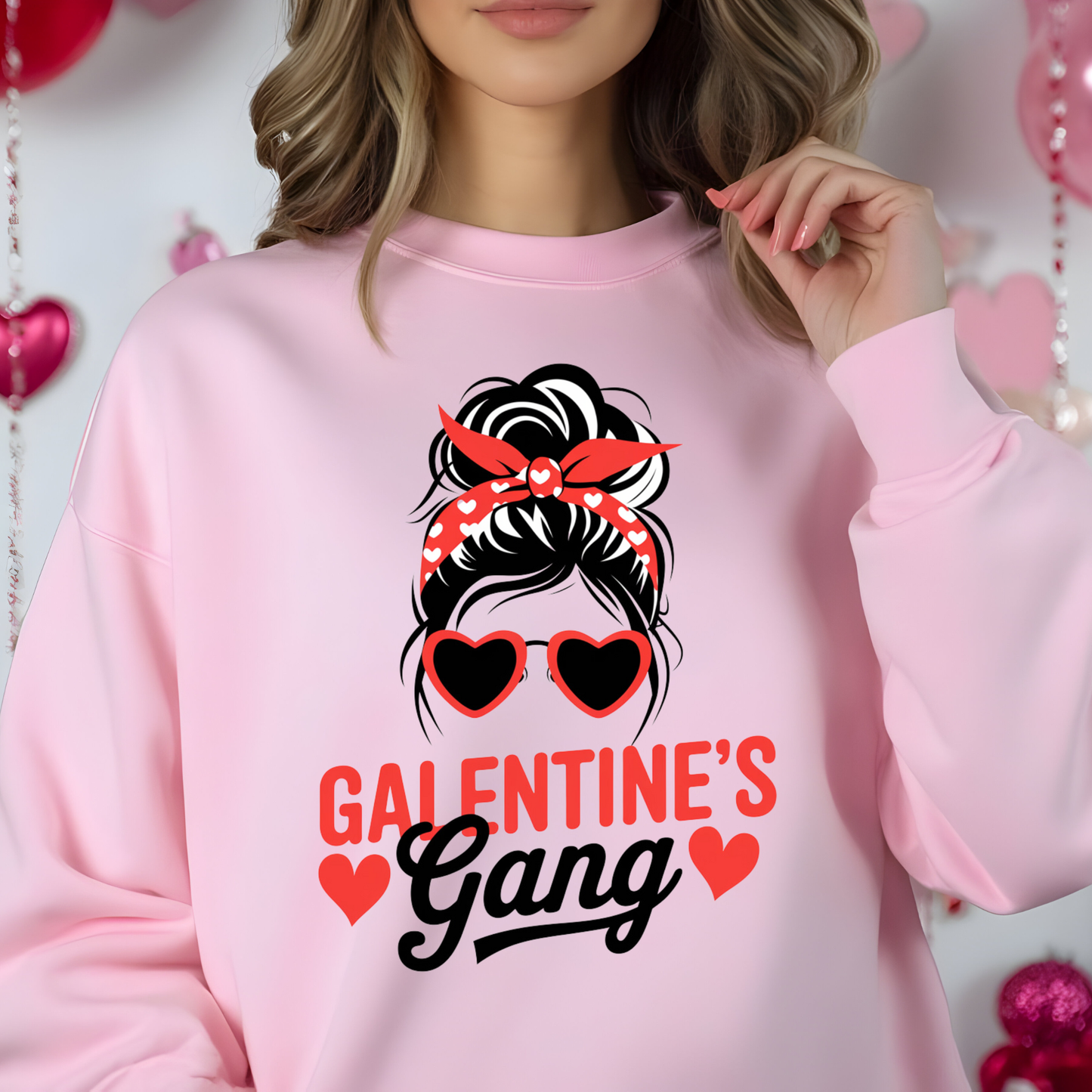 Galentine's Gang Crewneck Sweatshirt - Valentine's Day