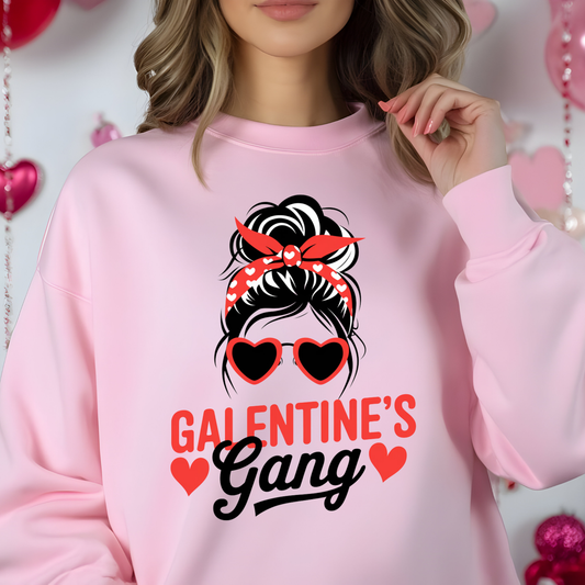 Galentine's Gang Crewneck Sweatshirt - Valentine's Day