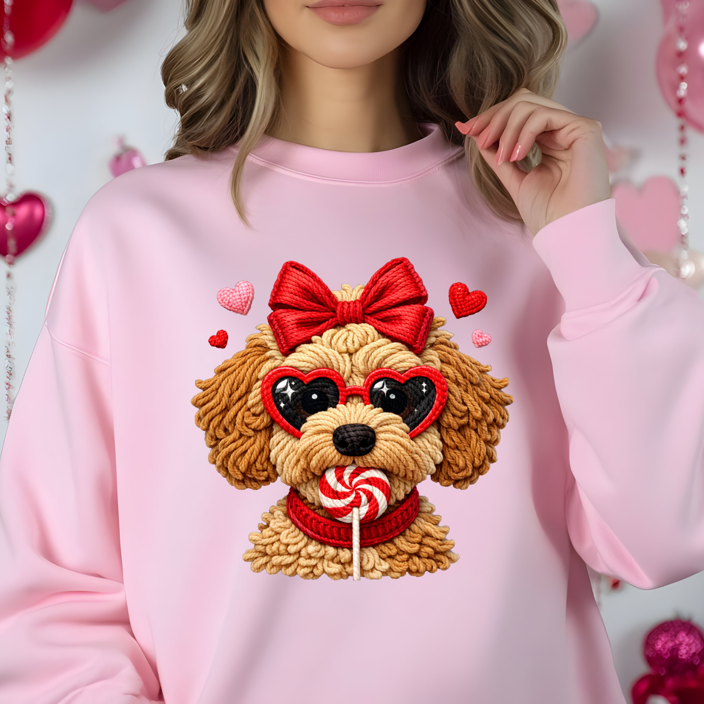 Valentine Puppy Love Crewneck