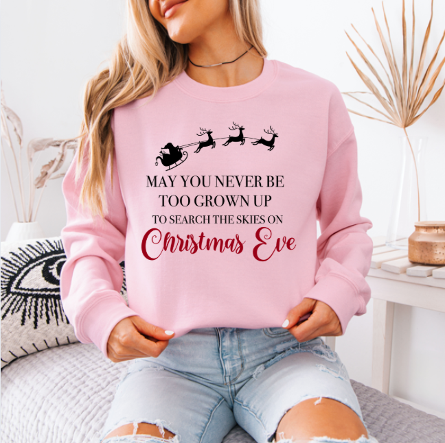 May You Never Be Too Grown Up To Search The Skies On Christmas Eve