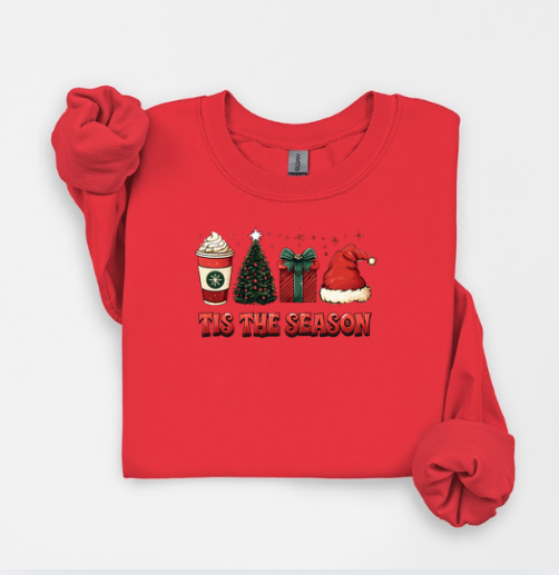 Tis The Season Christmas Icons Sweatshirt