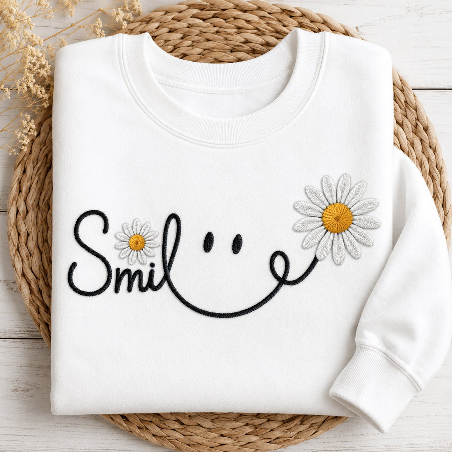 Smile Inspirational Sweatshirt | Encouragement Gift | The Scoobie Shack