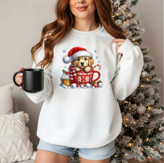 Quirky Christmas Puppy