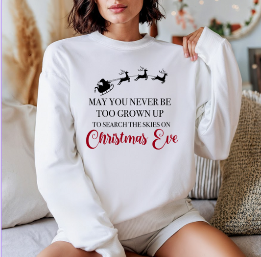 May You Never Be Too Grown Up To Search The Skies On Christmas Eve