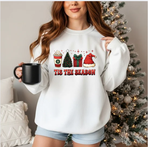 Tis The Season Christmas Icons Sweatshirt